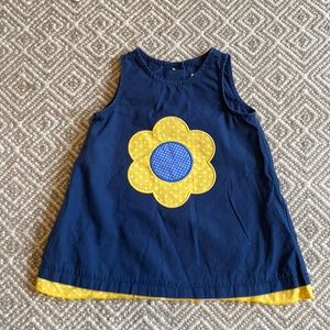 Baby Boden flower appliqué jumper